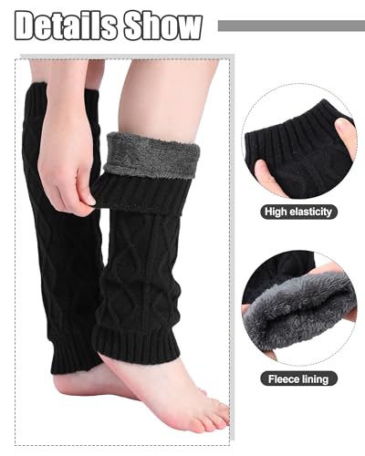 Image of Shihanee Fleece Leg Warmers Women
