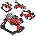 Olmitos - Andador bebé 3 en 1 RACING: Correpasillos y Carrito de Empuje para bebés primeros pasos – a partir de 6 meses para aprendizaje – previene caídas con comodidad y seguridad base antivuelco