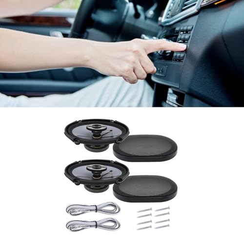 Altavoces estéreo de coche con alta sensibilidad y sonido coaxial de gama completa 2