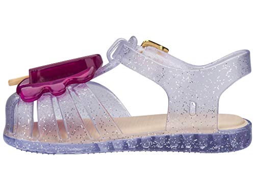 Mini Melissa Aranha VIII (Transparente/Rosa)