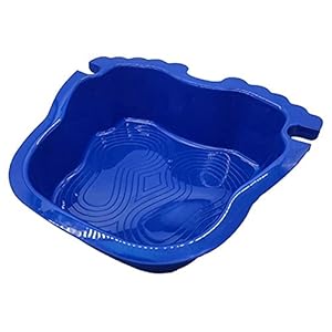 Tixiyu Zwembadbad, kunststof waterspa en voetmassage voetbad, stevige draagbare voetbad voor het weken van voet…