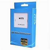 WoneNice Mini HD Video Converter Box HDMI to AV/CVBS L/R Video Adapter HDMI2AV Support NTSC and PAL Output