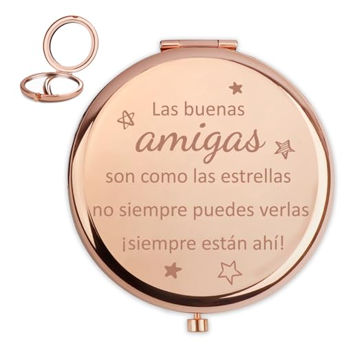 CDIXlmuz Presentes de reis para mulher, presentes originais para amigas espelhos compactos, presente amiga aniversário, presente original para amiga, presente para amigas originais, presente para