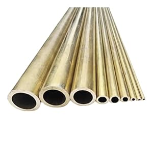 EVANEM Dickwandiges Messingrohr 1 X Poliert