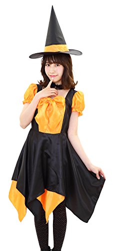 Ruban sorcière orange Deco ribbon importé du Japon aux finitions soignées