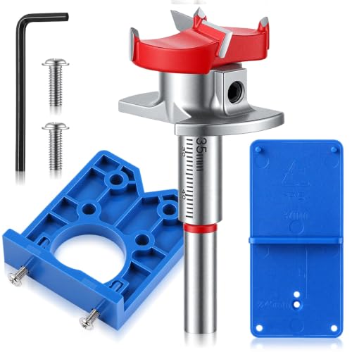 Shimeyao 35mm Forstner Bit Cabinet Hinge Jig