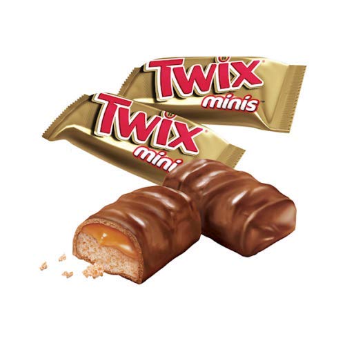 image for Blair Candy Twix Caramel Minis Milk Chocolate Cookie Bars - 2 LB Resea