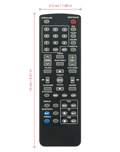 Télécommande GA328AWSA RRMCGA328AWSA pour chaîne stéréo Sharp Audio - 3