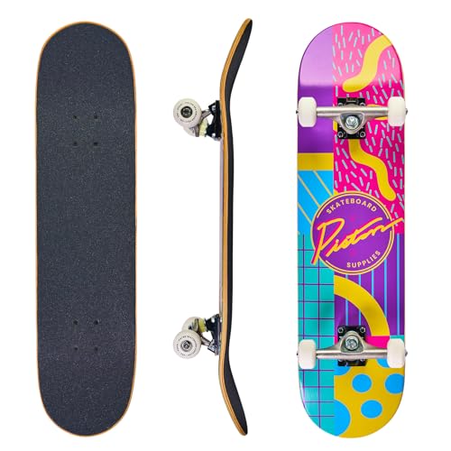 Piston Skateboard Max | 7-Layer Canadian Maple Deck | Beginners, ...