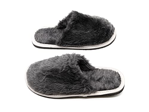 Pantufa Feminina Pelúcia Chinelo Premium Super Conforto (37, Cinza)