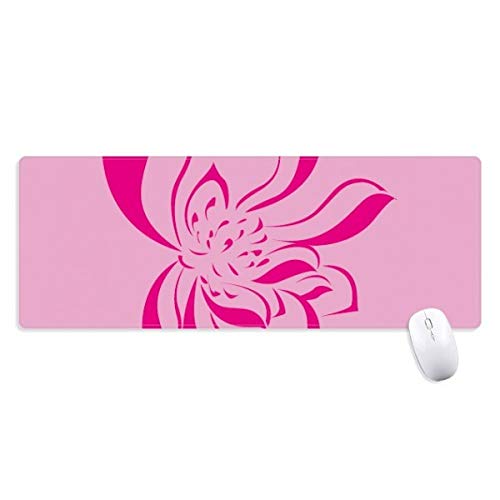 Tapis de souris en feuille de lotus grand format aux finitions premium