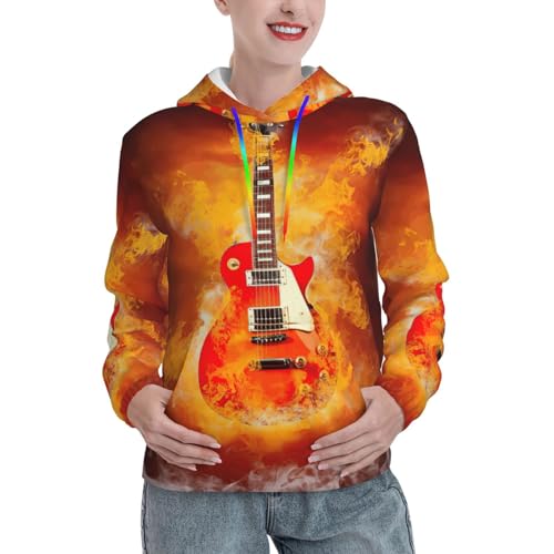 Sweat à capuche guitare femme EdWal pour résoudre vos pannes d'inspiration style