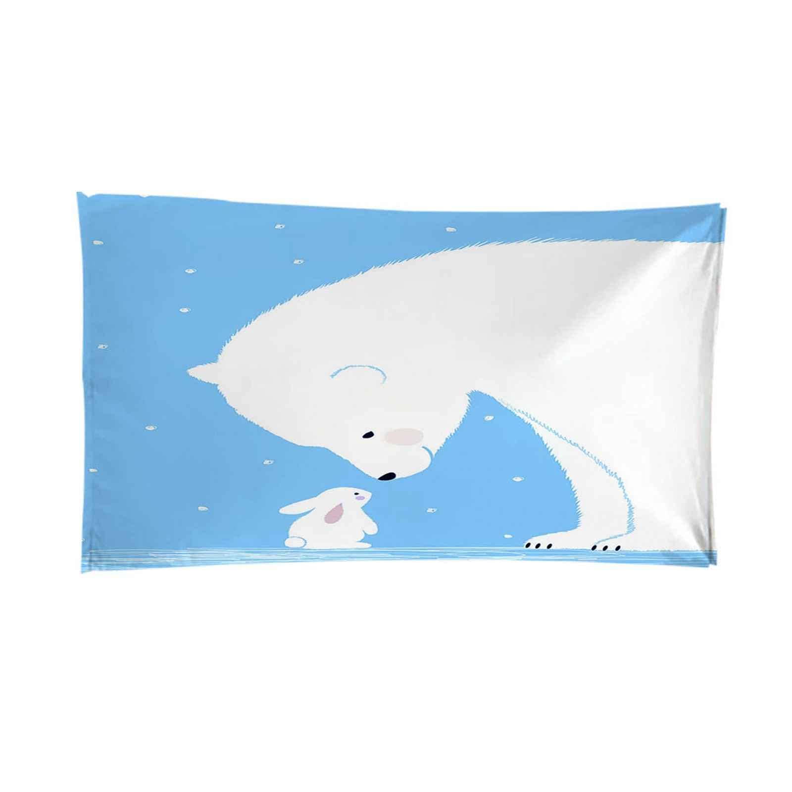 Serviette De Plage Ours Polaire - 130x78 Cm - Sèchage Rapide, Anti-sable - Turque Super Absorbante Pour Adultes