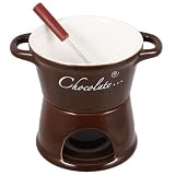 Cabilock Keramik Schokoladenschmelztopf für Käse und Kaffee, Fondue