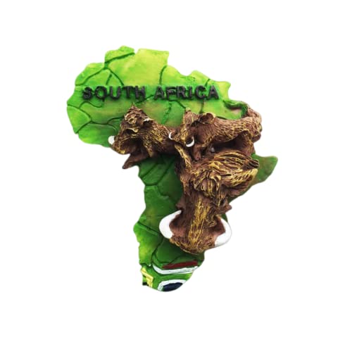 3D Wild Animals Boars South Africa Fridge Magnet Travel Souvenir Magnetic Sticker Hand Painted #TOP7