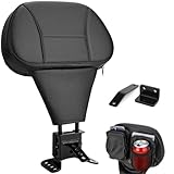 Wkocta Driver Rider Backrest, Adjustable Rider Backrest, Black Driver Backrest Fit...