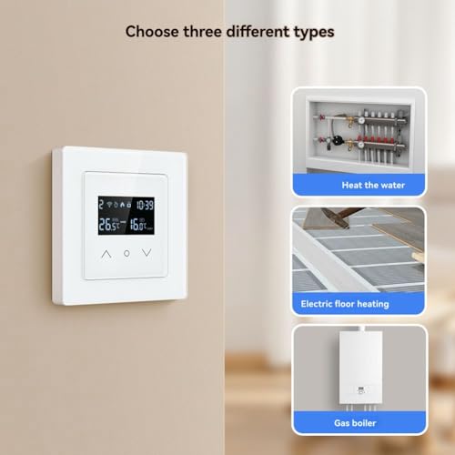 Thermostat WiFi Tuya programmable avec écran LCD pour plancher chauffant - 3
