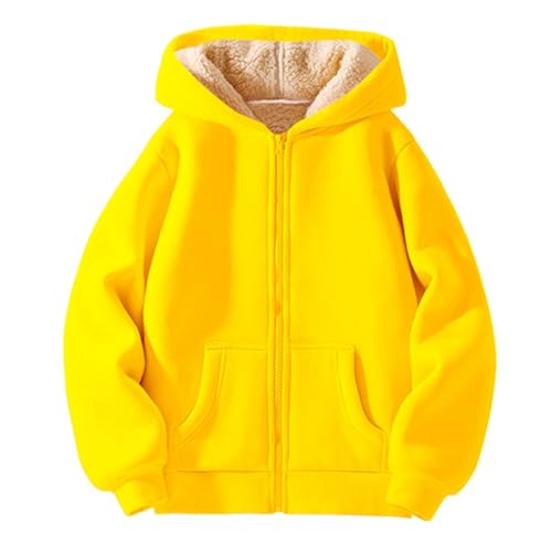 Girls Zip Up Cropped Hoodies Long Sleeve Casual Sweatshirts Jacket with Pockets Thumb Hole 4 to 12 Years2