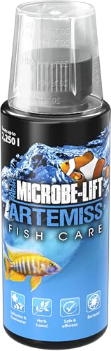 MICROBE-LIFT Artemiss - 118 ml - Favorece la Salud y el Sistema inmunitario de los Peces de Todas Las Especies de Acuario con Ingredientes Naturales.