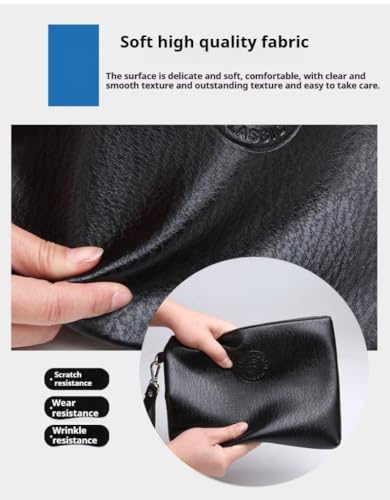 Image of Mens Clutch Bag Man Purse Handbag 9.5-11 inches Large Hand Bag Big Clutch Wallet