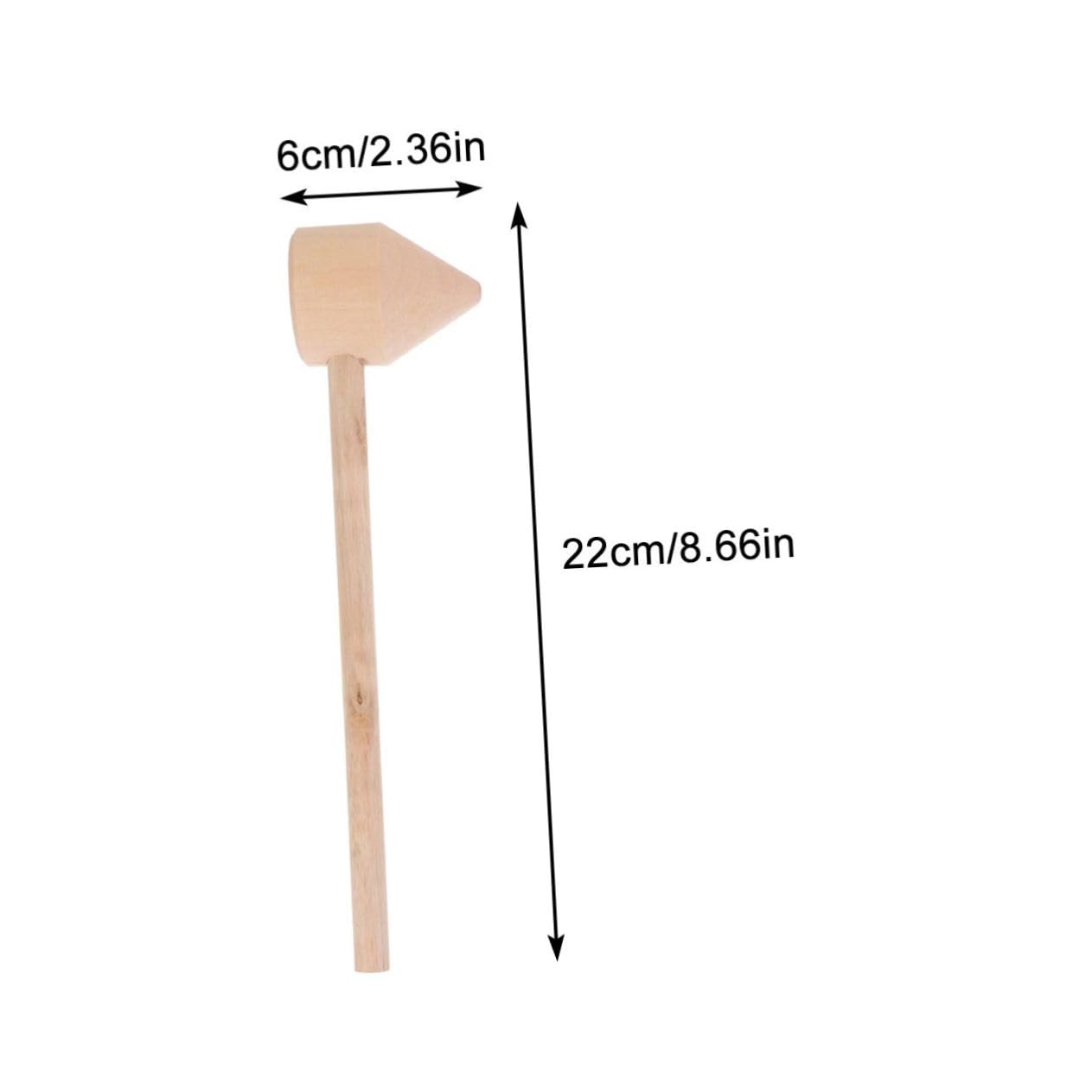 Gogogmee Toy Hammers for Toddlers 5pcs Wood Hammer Set Mini Mallets for Boys and Girls Promotes Dexterity