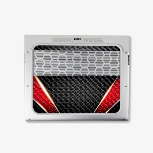 Image of MightySkins Carbon Fiber Skin Compatible with Alienware X14 R2 (2023) Full Wrap Kit - Hex Rays | Protective, Durable Textured Carbon Fiber Finish | Easy to Apply & Change Styles | Made in The USA