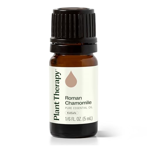 Plant Therapy Roman Chamomile Essential Oil 5 mL (1/6 oz) 100% Pure, Undiluted, Natural Aromatherapy for Relaxation and Stress Relief