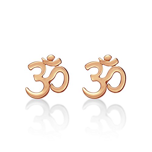 Boucles d'oreilles jeune fille argent motif Om, le cadeau d'anniversaire idéal