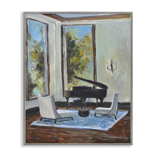 Grand Piano Interior Still Life, 24 x 30 Inch Framed Giclée Print
