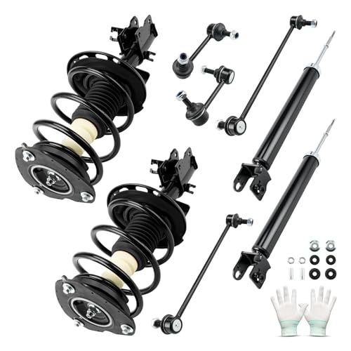 Image of PHILTOP Front and Rear Complete Shock Absorber Strut Assembly Fit For Nissan 2009-2014 Maxima,Shocks and Struts 172604,172605,349139,K750094,K750095,K750255,K750256