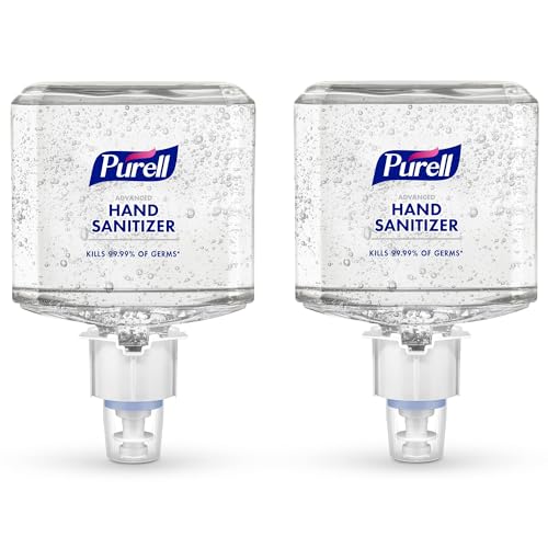 PURELL Advanced Hand Sanitizer Gel Refreshing Gel 1200 mL Hand Sanitizer Refill for PURELL ES4 Manual Dispenser (Pack of 2) - 5063-02