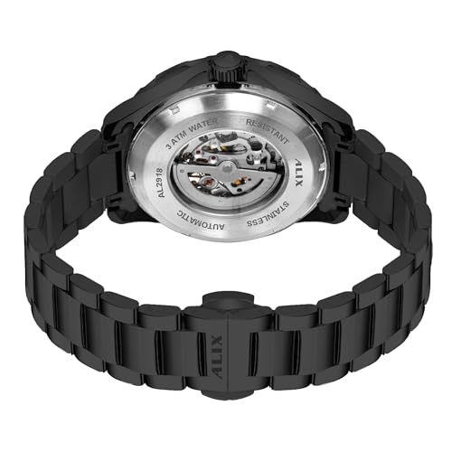 Image of ALIX AL2918 Men Fashion Multifunction Analog Watch Stainless Steel Strap Waterproof Casual Watch