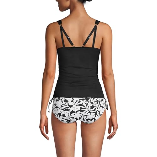 Lands' End Chlorine Resistant Underwire Tankini Swimsuit Top2