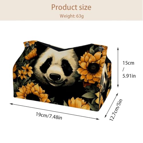 Boîte à mouchoirs pour chambre et maison design fleur soleil