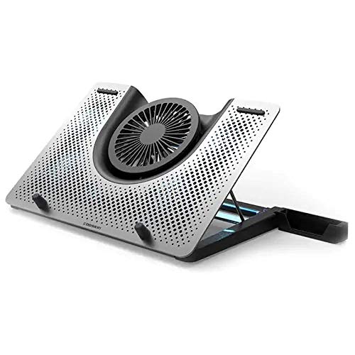 Laptop-Halterung Kühler, Kühlerfuß Abluftventilator 15,6 Zoll / 17 Zoll Mute Weiß