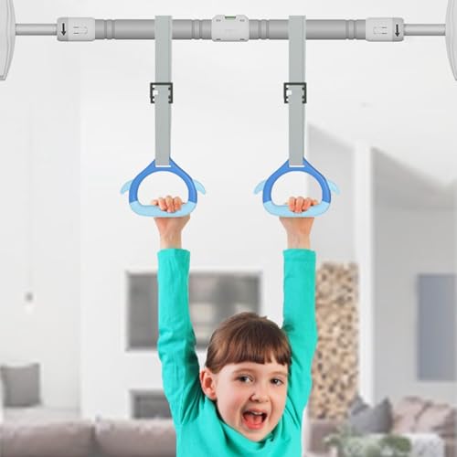2 Piezas Anillas de Gimnasia para Niños con Correas Ajustables miniatura 3
