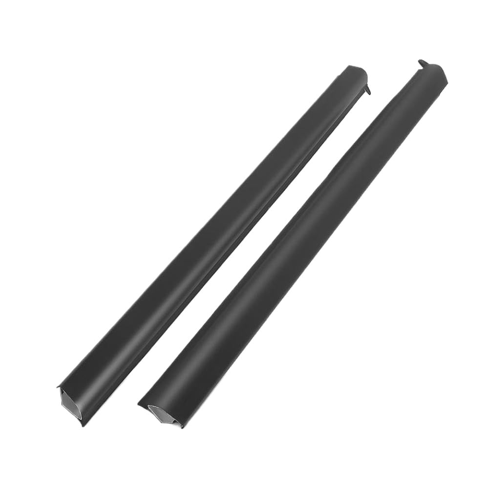 Fhtougzxt Onecolor Front Outer Window Molding Trim Weatherstrip 2Pcs Kit Compatible With 1999 2011