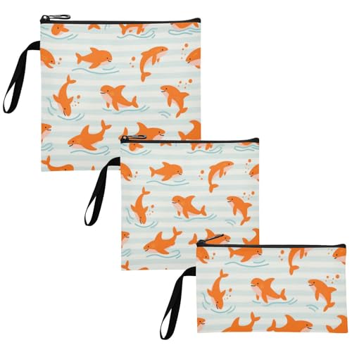 Paquete de 3 bolsas reutilizables para bocadillos y sándwich, bolsa de pañales multiusos para niños, almuerzo escolar y porción de adultos