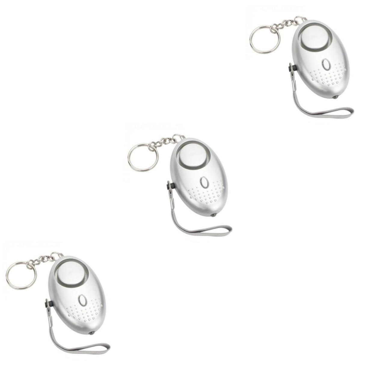 Hemobllo 6pièces Alarme De Sécurité Personnelle avec Lampe LED Alerte Urgence pour Femmes Garçon Fille Et Personnes Âgées Compact Et Pratique pour Joggers Et Travailleurs Solitaires