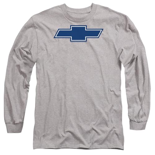 T-shirt Chevrolet manches longues avec logo rétro imprimé maillot confortable mixte