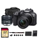 Canon EOS R10 Mirrorless Camera Kit | 24.2MP APS-C Sensor with RF-S 18-150mm Lens | 4K Video Dual Pixel AF Compact Travel Photography (5331C016) + Canon RF 35mm Lens + 64GB Card + Bag