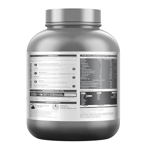Image of MuscleBlaze Biozyme Iso-Zero, Low Carb Whey Protein Isolate Powder, Swiss Chocolate Hazelnut (2kg / 4.4lbs) | 26.4g Isolate Whey Per Scoop | USA Patent-Published Enhanced Absorption Formula (EAF)