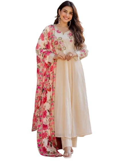 Kurta Sets for Woman | Kurti Set | Women's 3 Piece Kurta Pant Dupatta Set | Linen Kurta Woman | Elegant Suit for Women |-image-28