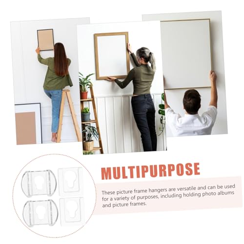 Image of Keyhole Hanger Square for Picture Frame Interlocking Hook Picture Hardware