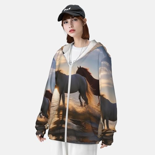 Chaqueta liviana de manga larga para protección solar miniatura 4