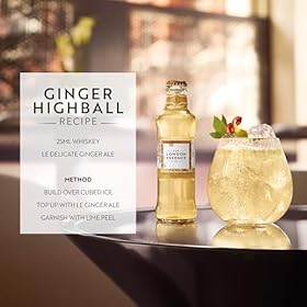 London Essence, Delicate Ginger Ale, Premium Cocktail Mixer, 200ml, Pack of 24 bottles, No Artificial Colours Preservatives or flavours, Low Calorie London Essence, Delicate Ginger Ale, Premium Cocktail Mixer, 200ml, Pack of 24 bottles, No Artificial Colours Preservatives or flavours, Low Calorie – THE LONDON ESSENCE CO.