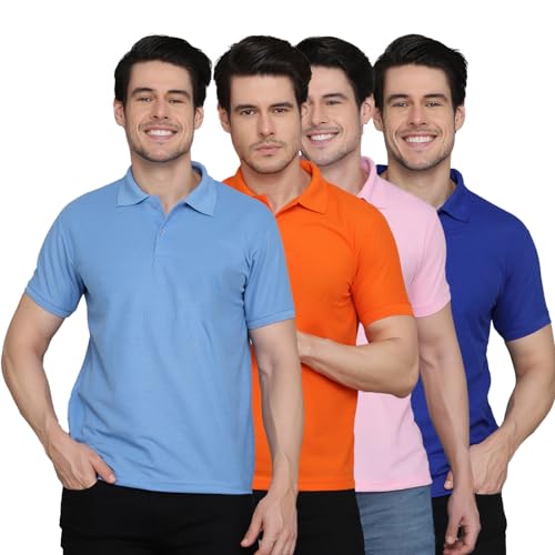 Image of INKKR Men's Polo Neck T-Shirt Combo