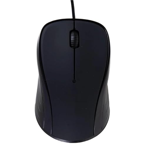 Glowster Souris Optique Noire 1600 dpi, Design Compact, idéale pour Les Enfants, Les Jeux et l'utilisation Quotidienne sur Ordinateur.