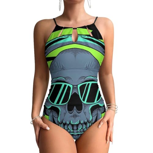 Maillots de bain une pièce femme crâne gainant pour affronter le complexe du ventre avec style