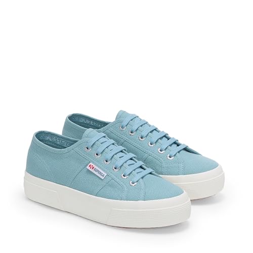 Image of Superga 2740 Platform Sneakers for Men and Women - Iconic Italian Men's and Women's Tennis Shoes with Breathable Canvas Upper, Non Slip Rubber Sole